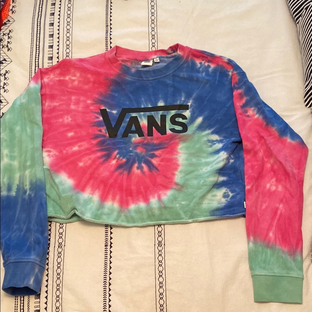 Vans Multicolor Tie-Dye Cropped Top